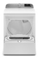 Angle Zoom. Maytag - 7.4 Cu. Ft. Smart Electric Dryer with Extra Power Button - White.