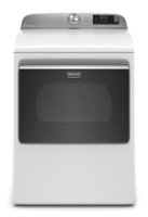 Maytag - 7.4 Cu. Ft. 11-Cycle Electric Dryer and Extra Power Button - White - Front_Zoom