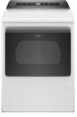 Whirlpool - 7.4 Cu. Ft. 35-Cycle Gas Dryer with Intuitive Controls - White - Front_Standard