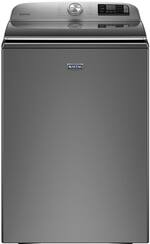 Maytag - 5.2 Cu. Ft. 13-Cycle Top-Load Washer with Extra Power Button - Metallic Slate - Front_Standard