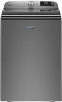 Maytag - 5.2 Cu. Ft. High Efficiency Smart Top Load Washer with Extra Power Button - Metallic Slate - Front_Zoom