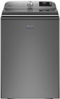 Maytag - 5.2 Cu. Ft. High Efficiency Smart Top Load Washer with Extra Power Button - Metallic slate - Front_Zoom