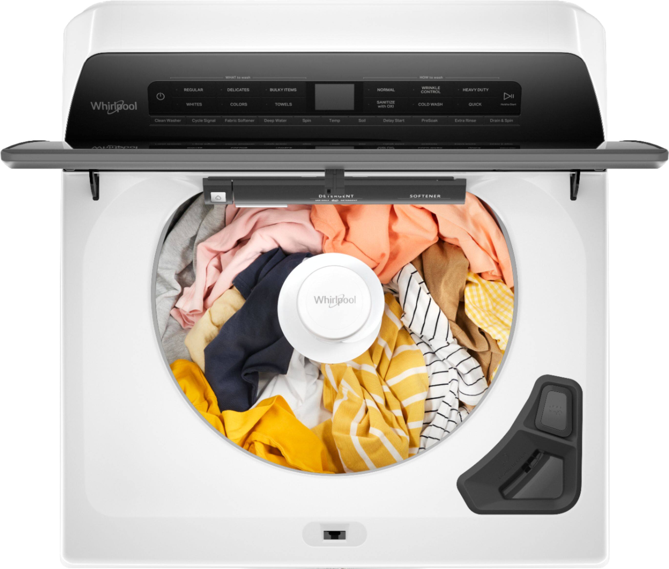 Alt View 15. Whirlpool - 4.7 Cu. Ft. Top Load Washer with Pretreat Station - White.