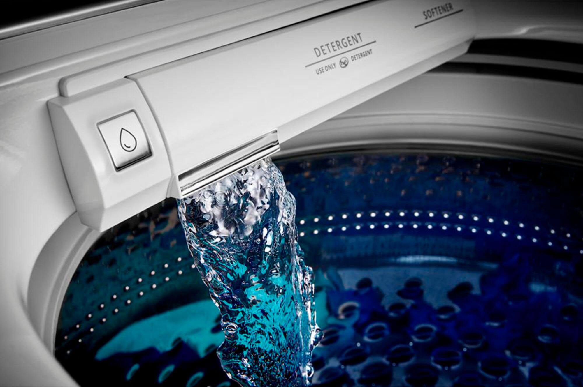 Alt View 15. Maytag - 5.2 Cu. Ft. High Efficiency Smart Top Load Washer with Extra Power Button - White.