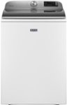 Front. Maytag - 4.7 Cu. Ft. Smart Top Load Washer with Extra Power Button - White.