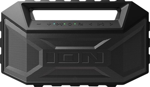 ION Audio - Aquaboom Max Portable Bluetooth Boombox Speaker - Black