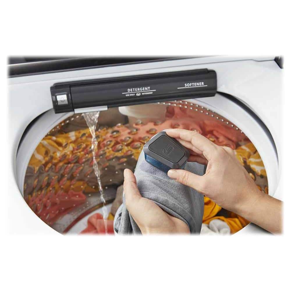 Alt View 15. Whirlpool - 4.8 Cu. Ft. High Efficiency Top Load Washer with Pretreat Station - White.