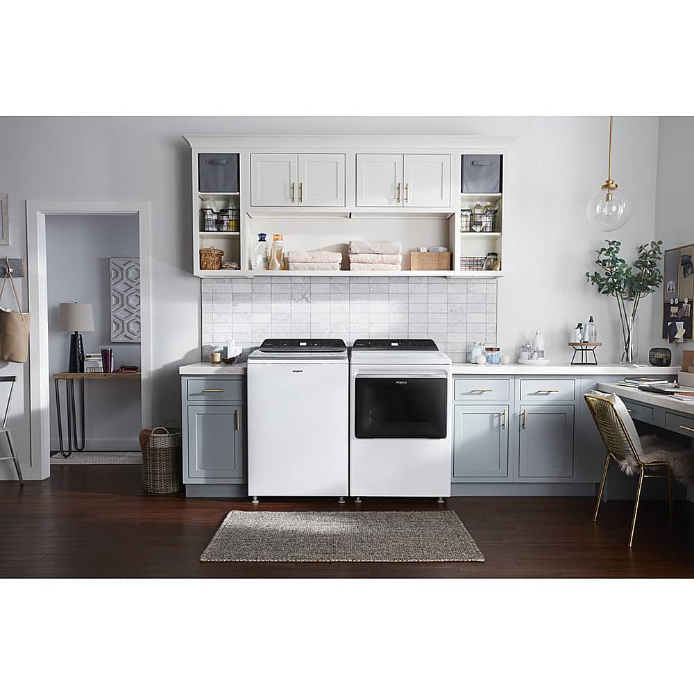 Alt View 20. Whirlpool - 4.8 Cu. Ft. High Efficiency Top Load Washer with Pretreat Station - White.
