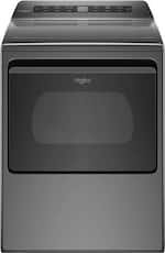 Whirlpool - 7.4 Cu. Ft. 35-Cycle Electric Dryer with Intuitive Controls - Chrome Shadow - Front_Standard
