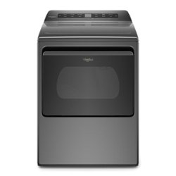 Whirlpool - 7.4 Cu. Ft. Electric Dryer with AccuDry Sensor Drying Technology - Chrome Shadow - Front_Zoom