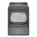 Alt View Zoom 6. Whirlpool - 7.4 Cu. Ft. Electric Dryer with AccuDry Sensor Drying Technology - Chrome Shadow.