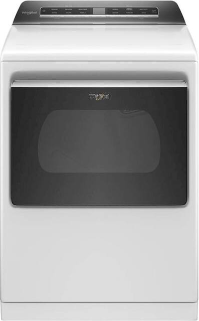 Whirlpool 7 4 Cu Ft 36 Cycle Smart Capable Gas Dryer With Steam White Wgd7120hw Best Buy
