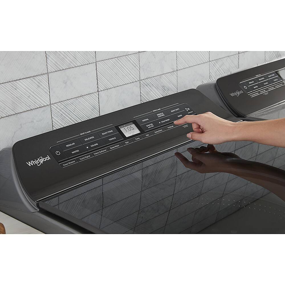 Alt View 15. Whirlpool - 4.7 Cu. Ft. Top Load Washer with Pretreat Station - Chrome Shadow.