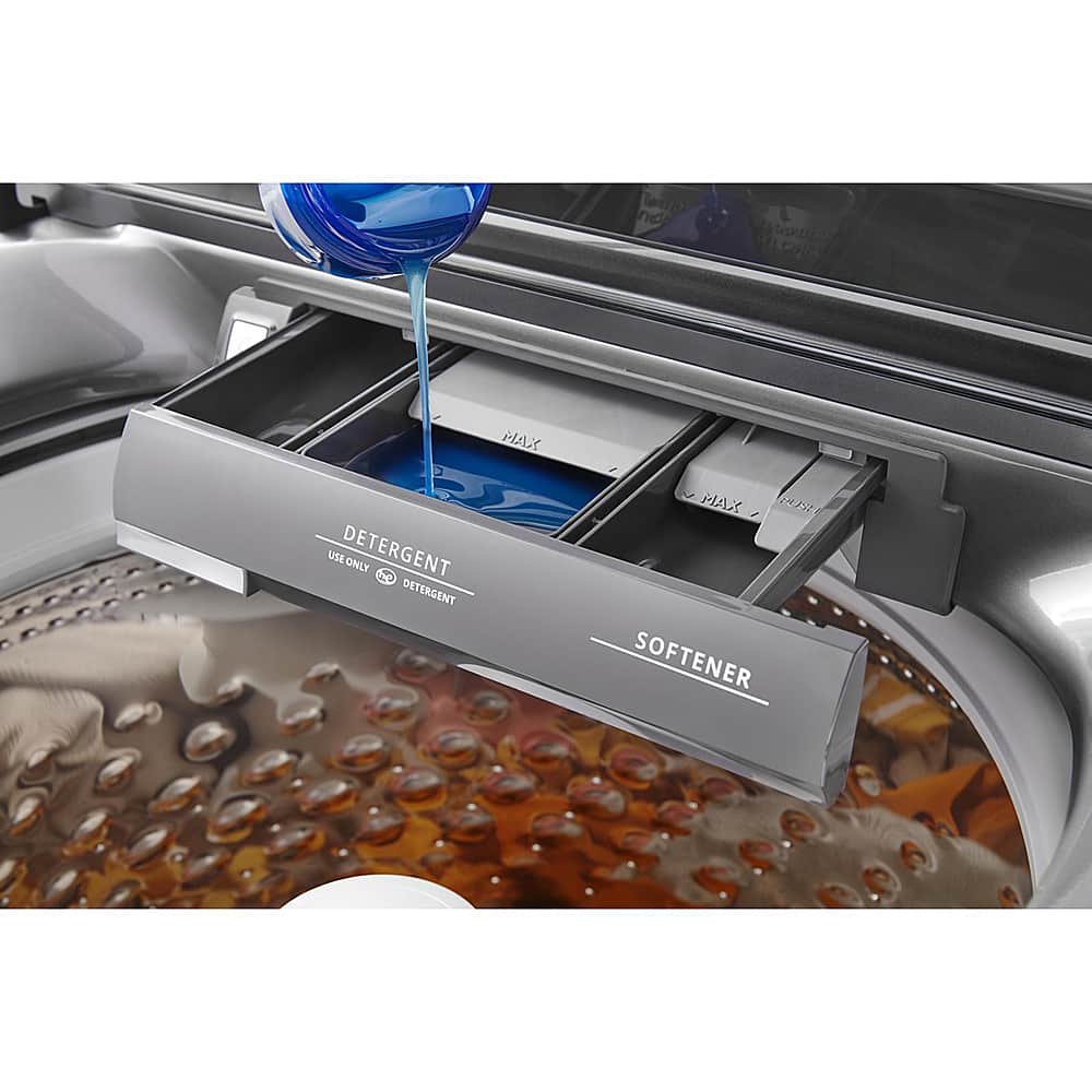 Alt View 16. Whirlpool - 4.7 Cu. Ft. Top Load Washer with Pretreat Station - Chrome Shadow.