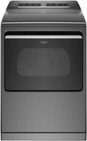 Whirlpool - 7.4 Cu. Ft.  Smart Gas Dryer with Steam and Intuitive Controls - Chrome shadow - Front_Zoom