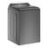 Angle. Whirlpool - 5.3 Cu. Ft. High Efficiency Smart Top Load Washer with Load & Go Dispenser - Chrome Shadow.