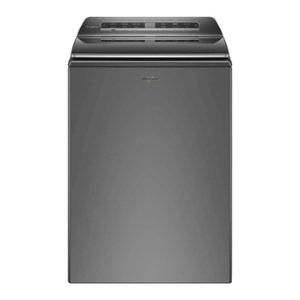 Whirlpool - 5.3 Cu. Ft. High Efficiency Smart Top Load Washer with Load & Go Dispenser - Chrome Shadow
