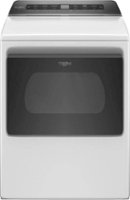 Whirlpool - 7.4 Cu. Ft. Smart Gas Dryer with Intuitive Controls - White - Front_Zoom