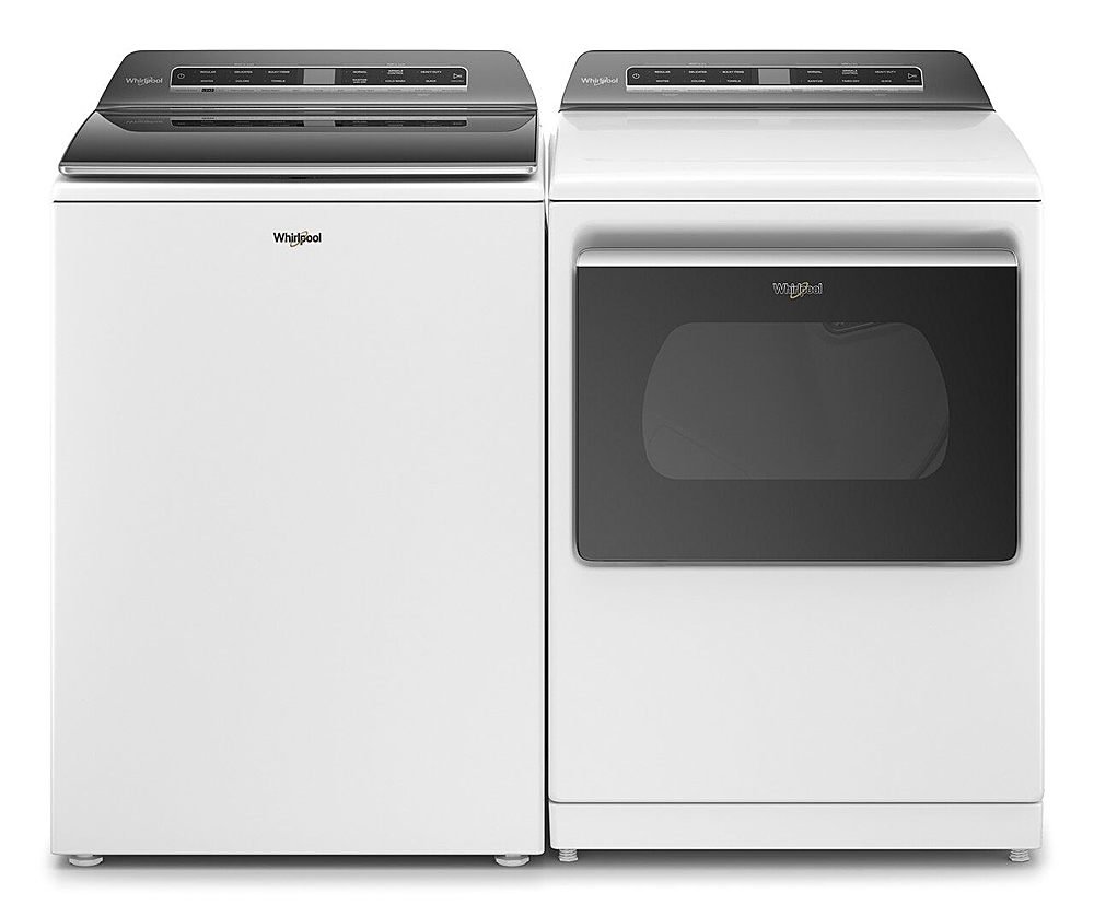 Zoom in on Alt View Zoom 18. Whirlpool - 7.4 Cu. Ft. Smart Electric Dryer with Steam and Intuitive Controls - White.
