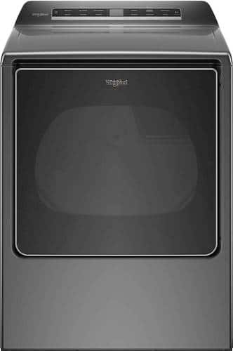 Whirlpool WGD8120HC - Dryer - Wi-Fi - width: 29 in - depth: 32.8 in - height: 42.5 in - top loading - chrome shadow