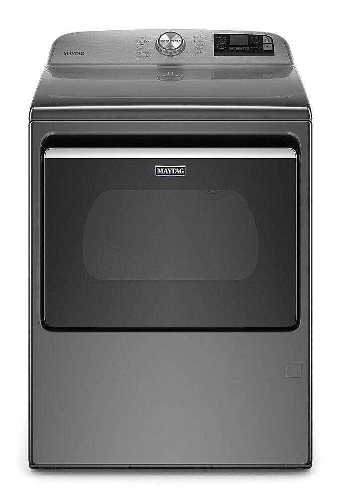 Maytag - 7.4 Cu. Ft. Smart Gas Dryer with Extra Power Button - Metallic Slate