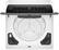 Alt View 2. Whirlpool - 4.8 Cu. Ft. High Efficiency Smart Top Load Washer with Load & Go Dispenser - White.