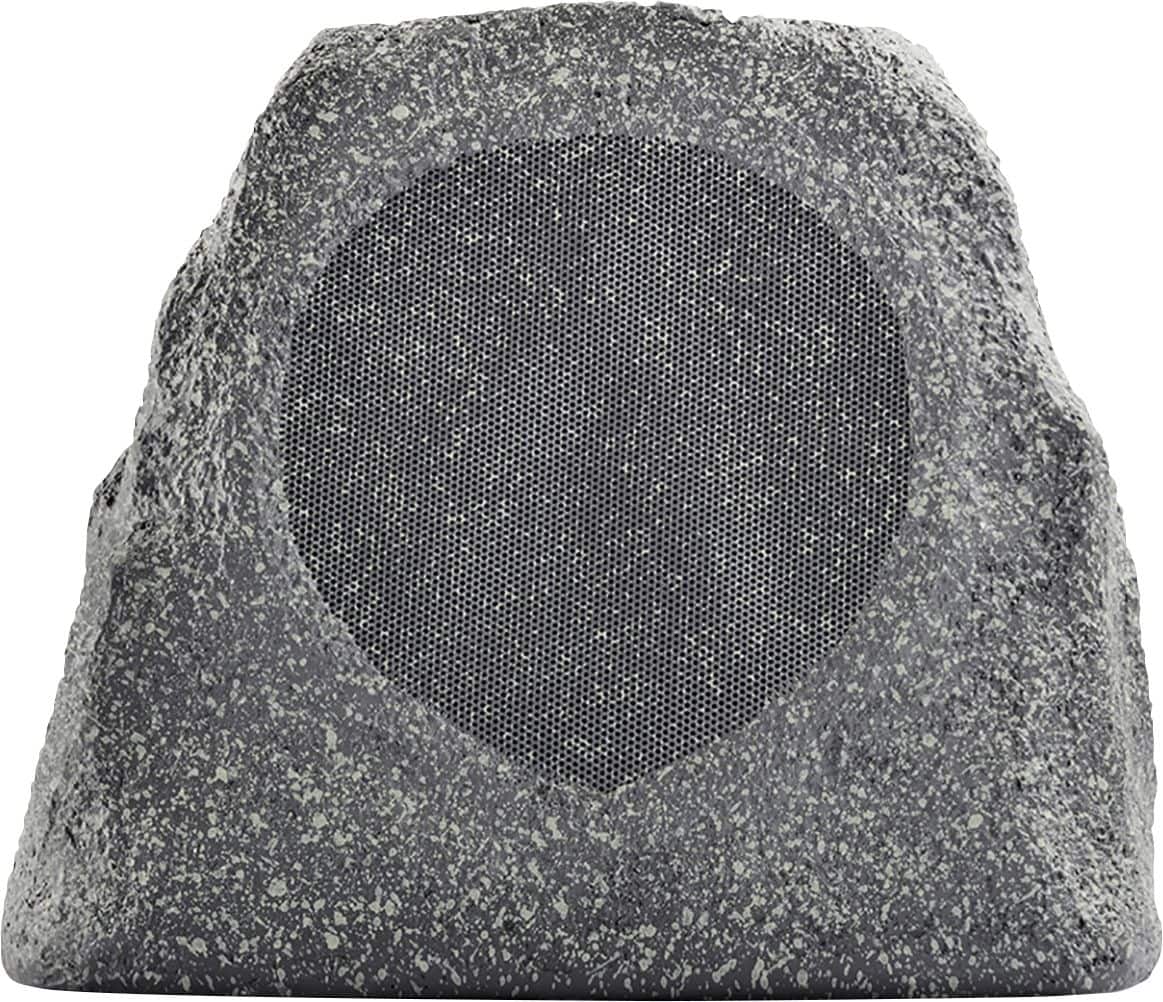 Front. ION Audio - Solar Rock Wireless Outdoor Speaker (Each) - Gray.