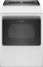 Whirlpool - 7.4 Cu. Ft. 35-Cycle Electric Dryer with Intuitive Controls - White - Front_Standard