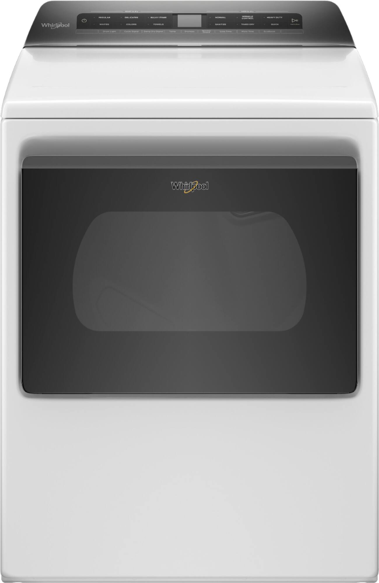 Zoom in on Front Zoom. Whirlpool - 7.4 Cu. Ft. Electric Dryer with AccuDry Sensor Drying Technology - White.