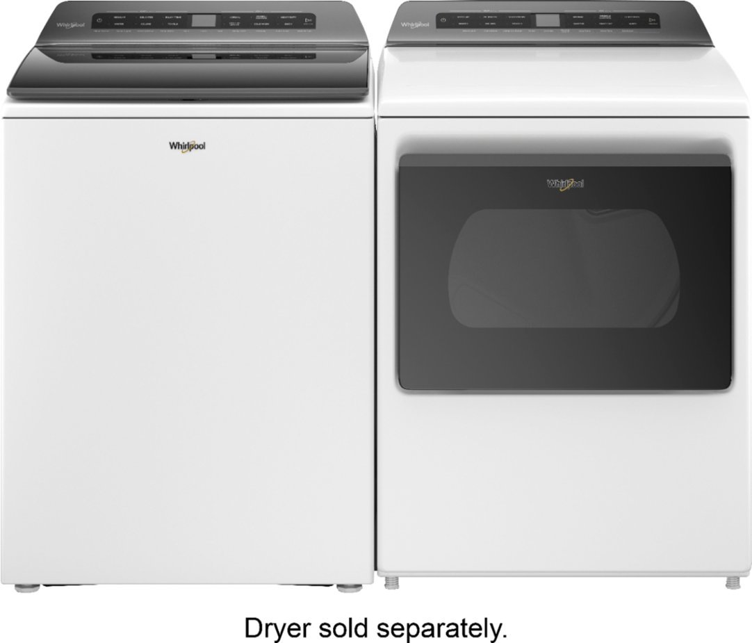 Zoom in on Alt View Zoom 13. Whirlpool - 7.4 Cu. Ft. Electric Dryer with AccuDry Sensor Drying Technology - White.