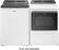 Alt View 6. Whirlpool - 7.4 Cu. Ft. Electric Dryer with AccuDry Sensor Drying Technology - White.