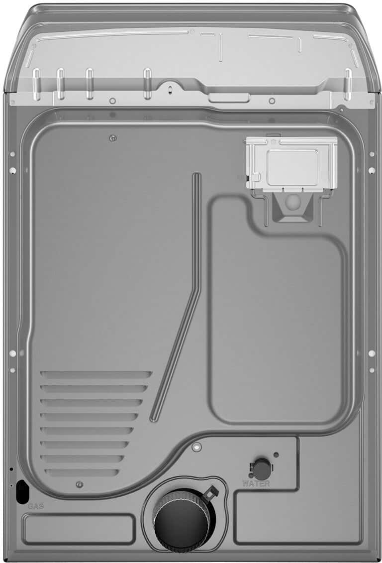 Alt View 20. Whirlpool - 7.4 Cu. Ft. Smart Electric Dryer with AccuDry Sensor Drying Technology - Chrome Shadow.