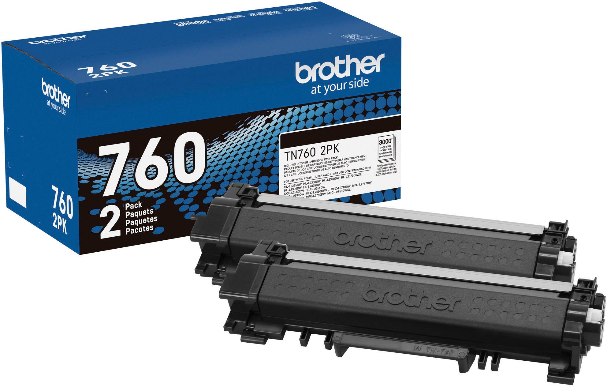 TN760 2PK 2 Pack High Yield Toner Cartridges For Sale North Las Vegas 