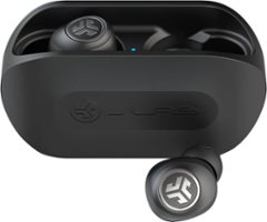 JLab - GO Air True Wireless In-Ear Headphones - Black - Front_Zoom