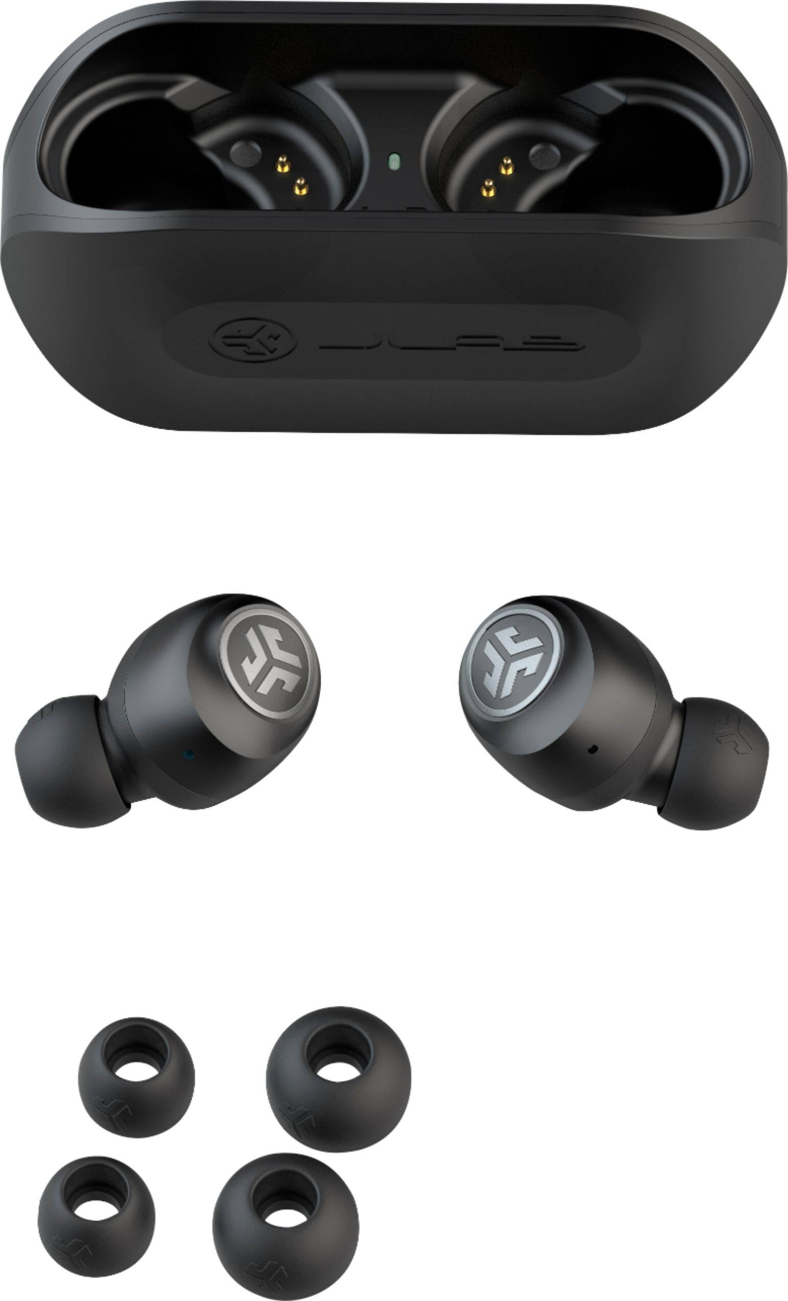 Alt View 14. JLab - GO Air True Wireless Earbuds - Black.