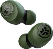 JLab - GO Air True Wireless In-Ear Headphones - Green/Black - Front_Zoom