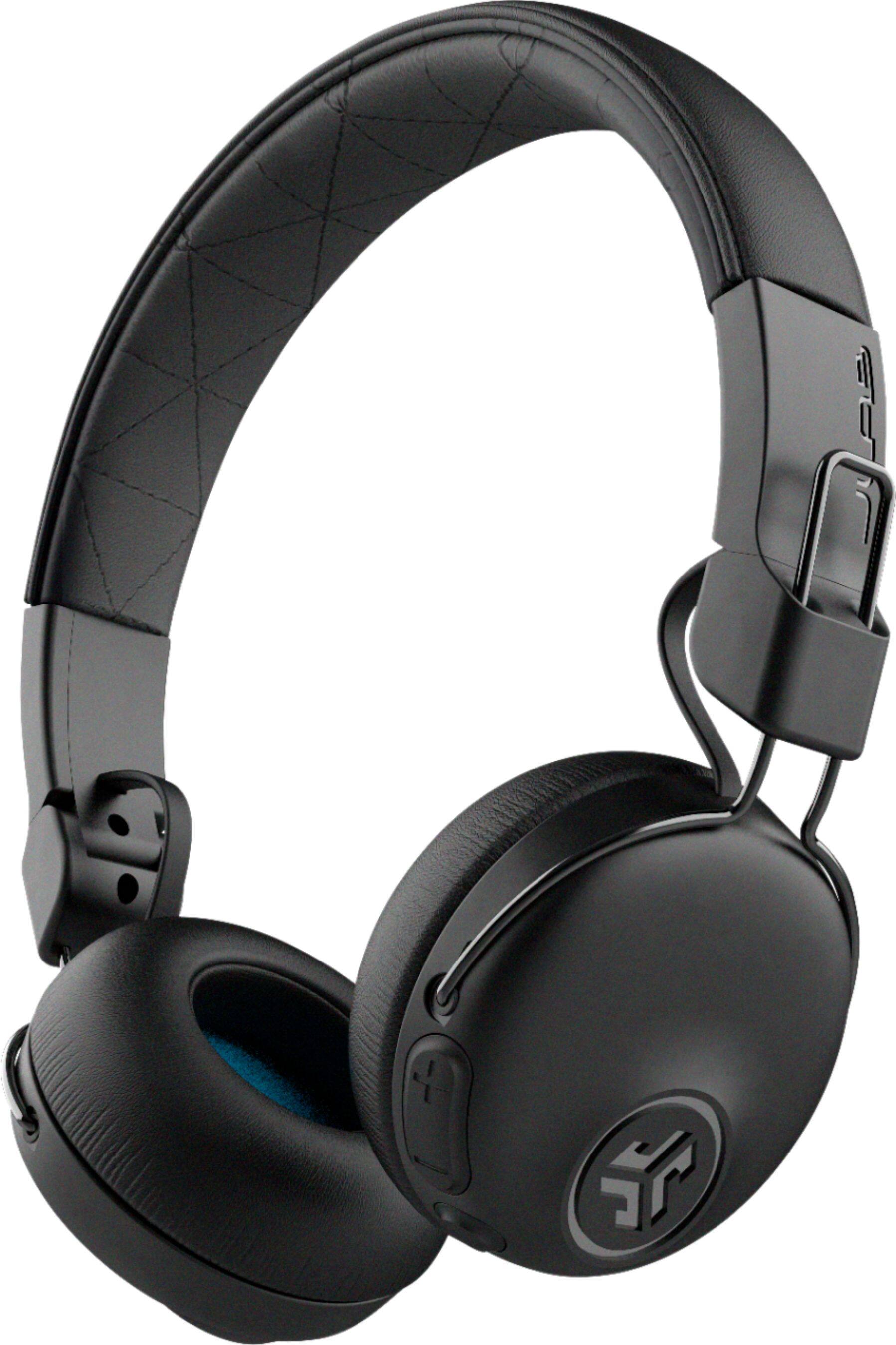Angle. JLab - Studio ANC Wireless On-Ear Headphones - Black.