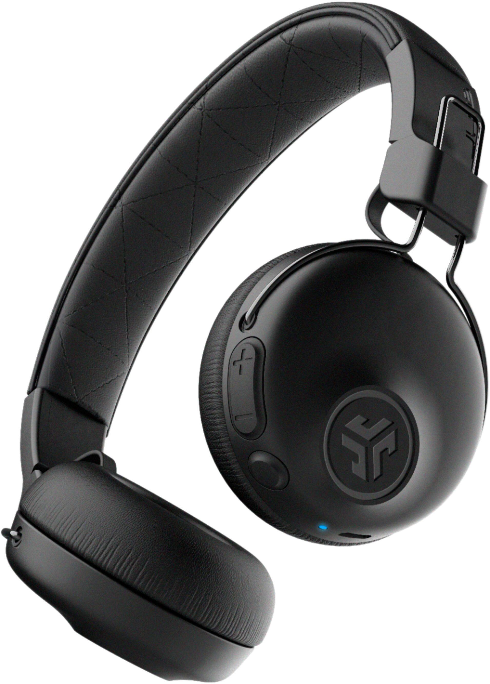 Alt View 13. JLab - Studio ANC Wireless On-Ear Headphones - Black.