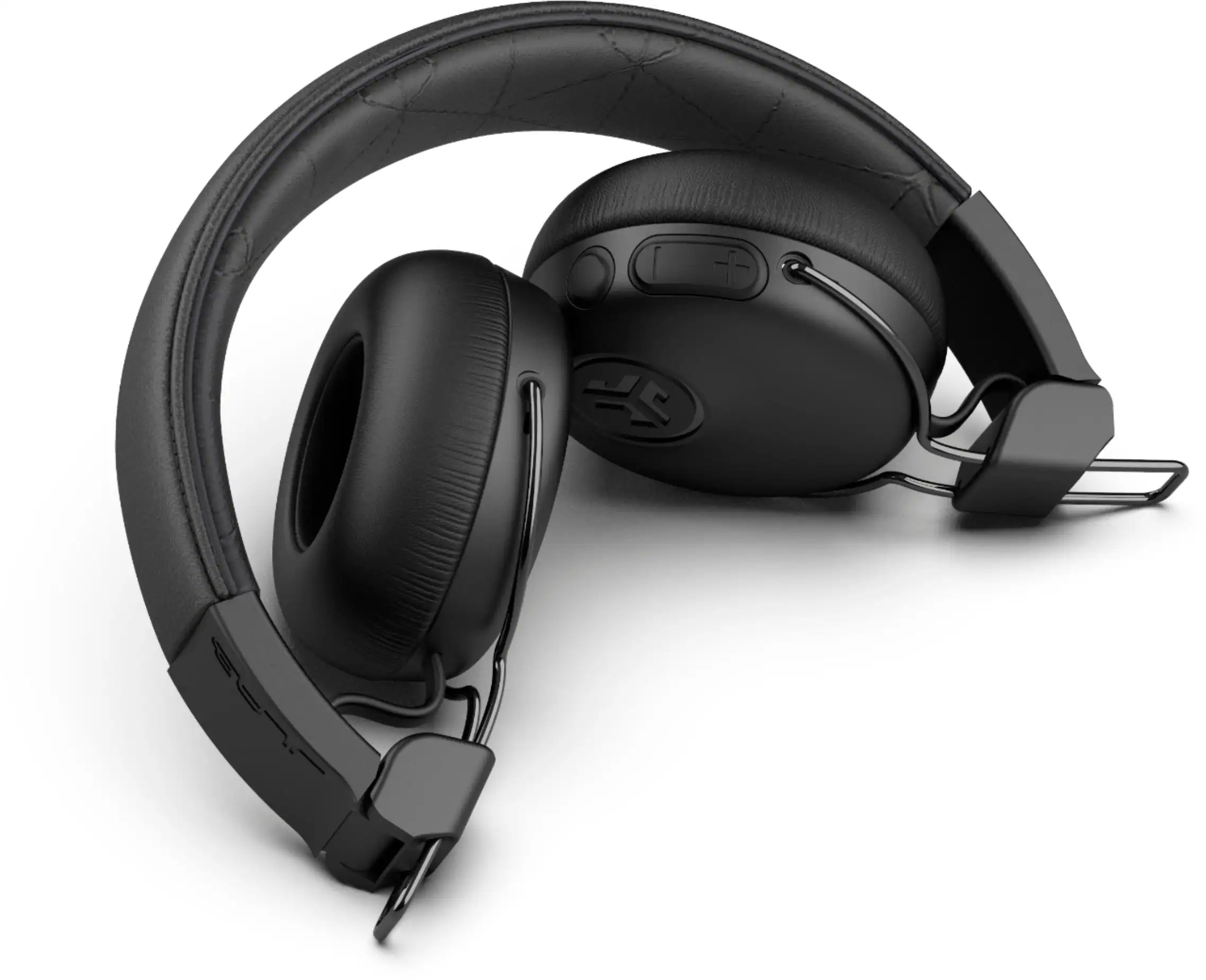 Alt View 14. JLab - Studio ANC Wireless On-Ear Headphones - Black.