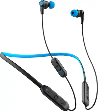 Angle. JLab - Play Gaming Wireless Earbuds - Black/Blue.