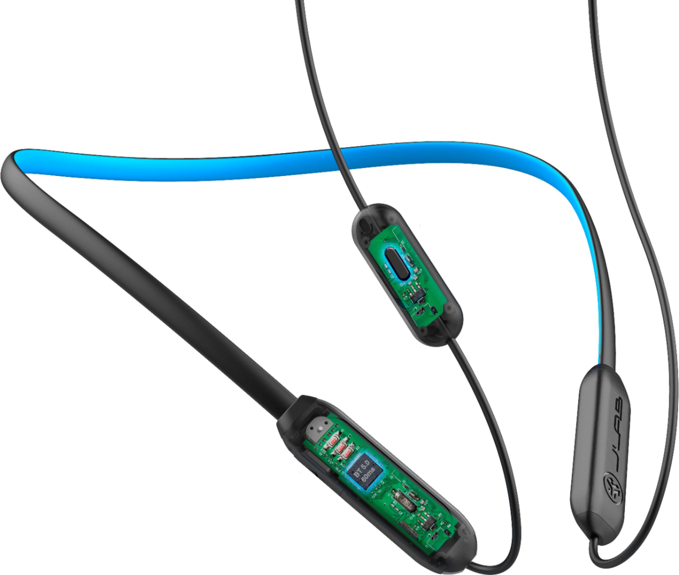 Alt View 12. JLab - Play Gaming Wireless Earbuds - Black/Blue.