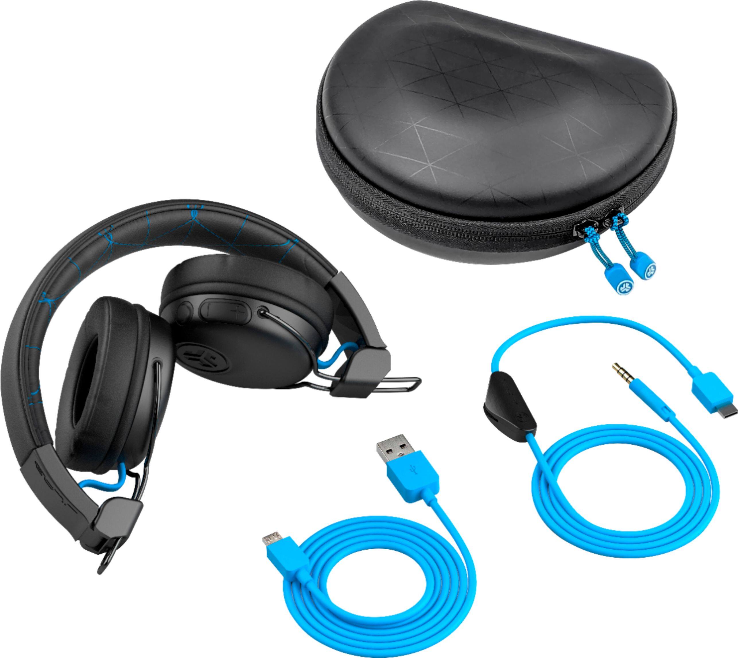Alt View 11. JLab - Play Gaming Wireless Headset - Black/Blue.