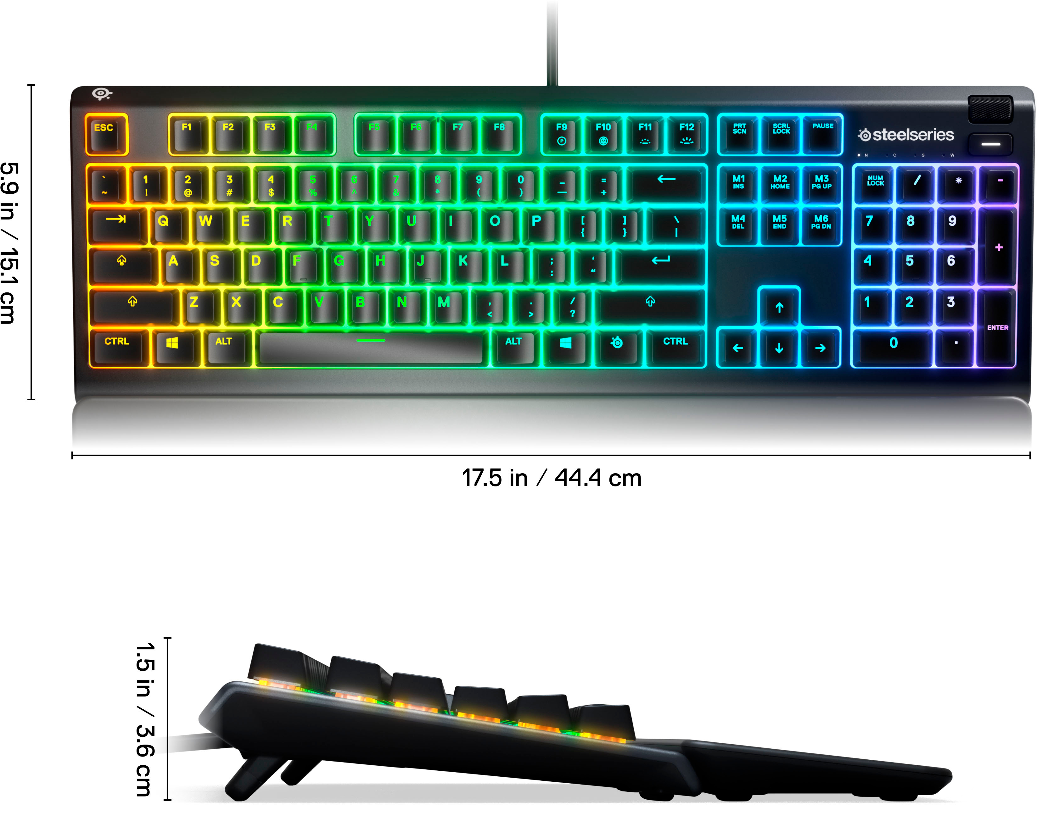 Photo 1 of  NEW

SteelSeries Apex 3 RGB Gaming Keyboard