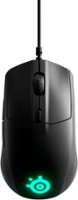 SteelSeries - Rival 3 Wired Optical Gaming Mouse with Brilliant Prism RGB Lighting - Black - Front_Zoom