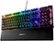 Angle. SteelSeries - Apex 5 Full Size Wired Mechanical Hybrid Blue Tactile & Clicky Switch Gaming Keyboard with RGB Backlighting - Black.