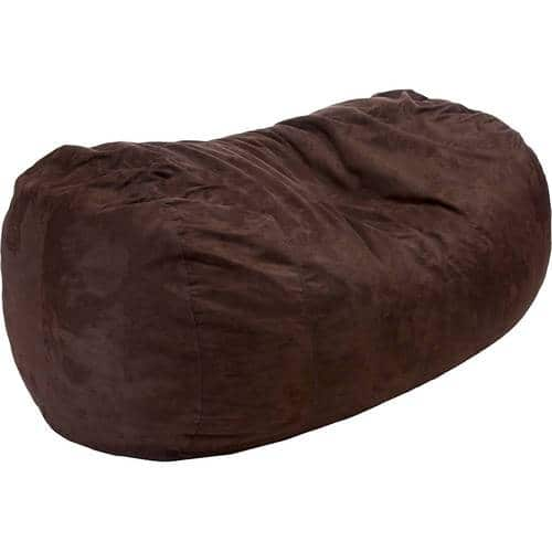 Noble House - Grafton Suede Bean Bag Lounger - French Roast