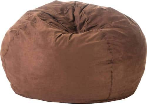 Noble House - Hatfield Suede Bean Bag - French Roast