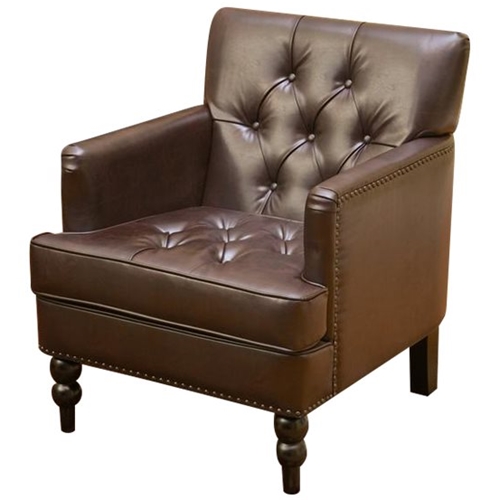 Noble House - Goessel Club Chair - Brown