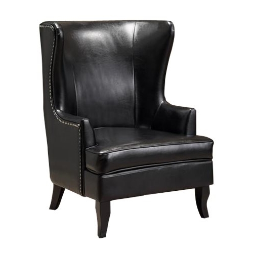 Noble House - Parkerville Bycast Leather Club Chair - Black