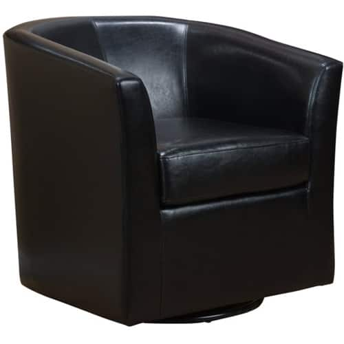 Noble House - Conover Faux Leather Club Chair - Black